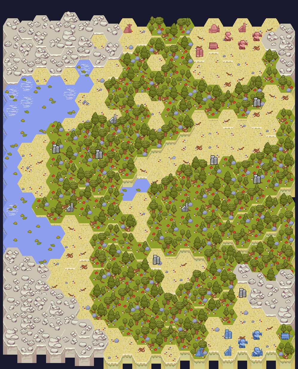 2 Player Basic Map - Small Size
