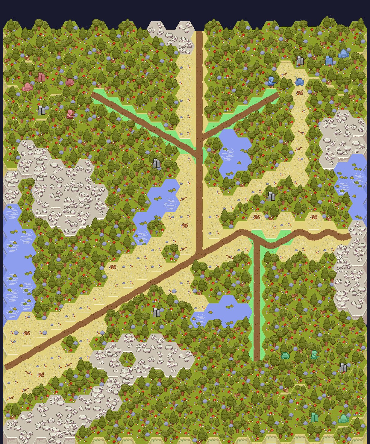 3 Player Basic Map - Small Size