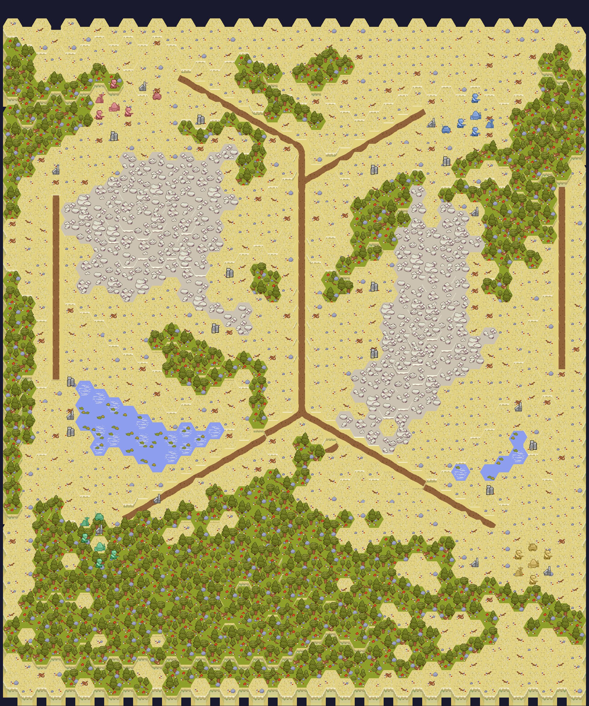 4 Player Basic Map - Medium Size